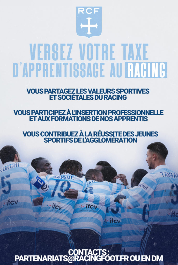 Taxe d'apprentissage
Racing