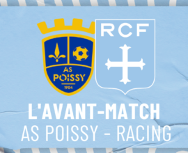En-tête d'article, avant-match entre Poissy et le Racing.
