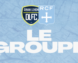 Le groupe du Racing convoqué pour le match contre Dinan-Léhon, dans le cadre de la 11e journée de National 2.